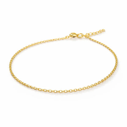 Minimal Gold Chain Anklet – | Everyday Luxury Anklet for Women