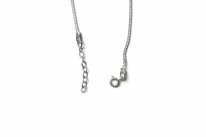 Floral Charm Anklet with Pink Stone in 925 Sterling Silver